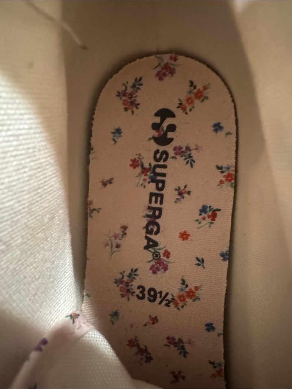 Superga Pink Floral High-Top Sneakers - Picture 9 of 13